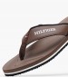 Ανδρικές Σαγιονάρες & Πέδιλα Comfort.Sandal Καφέ ECOleather Tommy Hilfiger