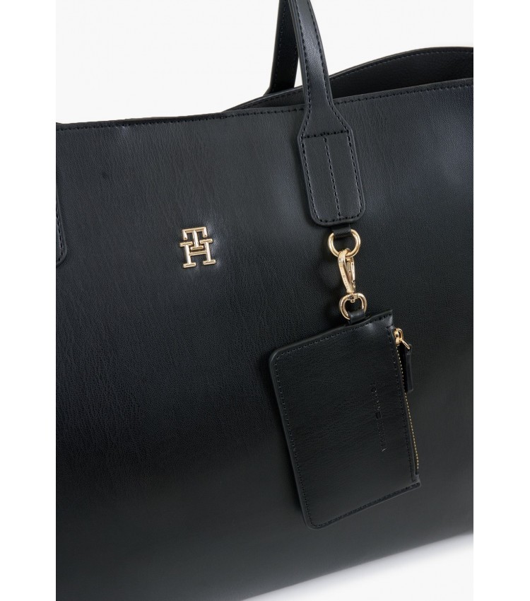 Γυναικείες Τσάντες Distinct.Tote Μαύρο ECOleather Tommy Hilfiger