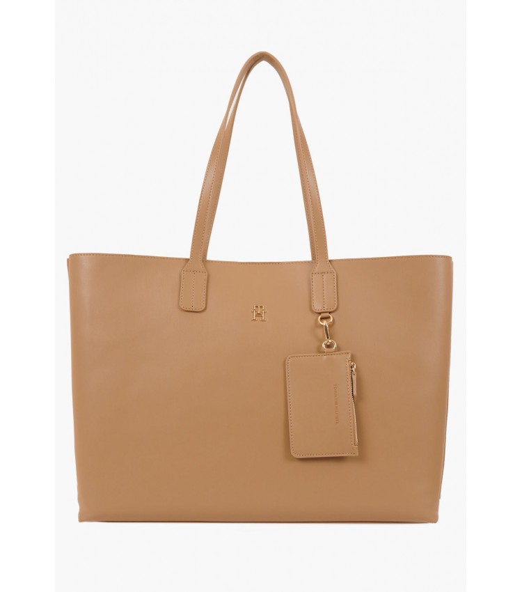 Γυναικείες Τσάντες Distinct.Tote Μπεζ ECOleather Tommy Hilfiger