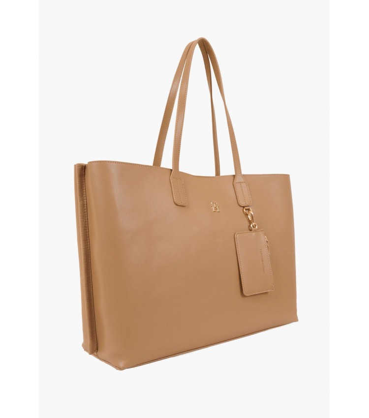 Γυναικείες Τσάντες Distinct.Tote Μπεζ ECOleather Tommy Hilfiger