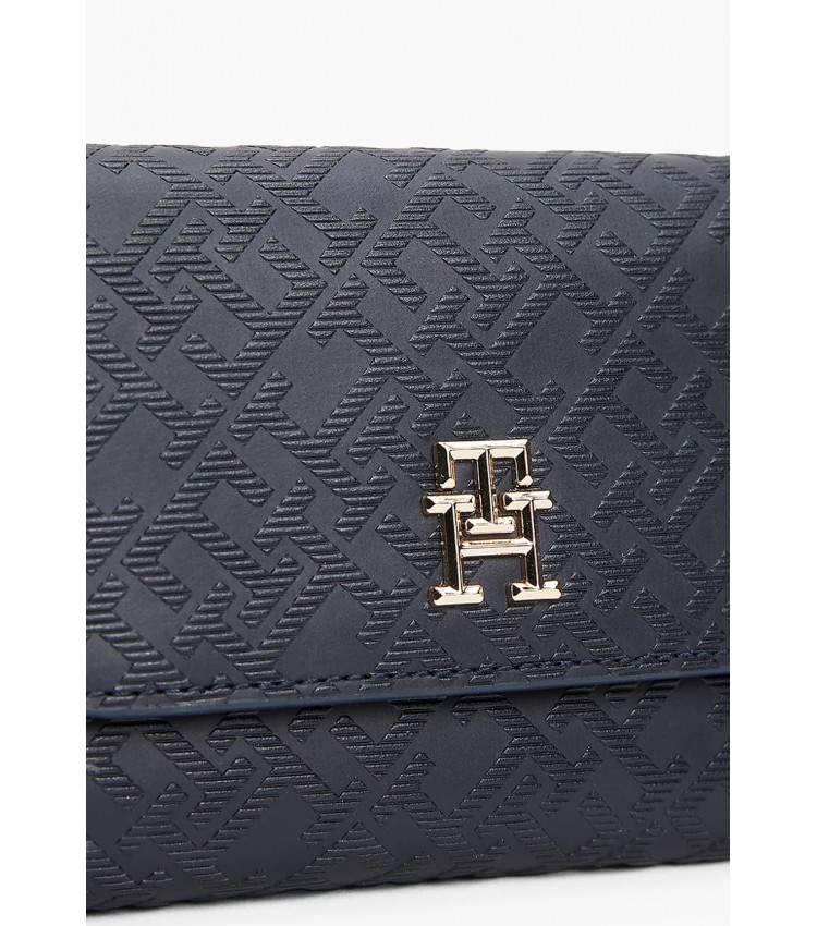 Women Wallets Distinct.Wallet Blue ECOleather Tommy Hilfiger