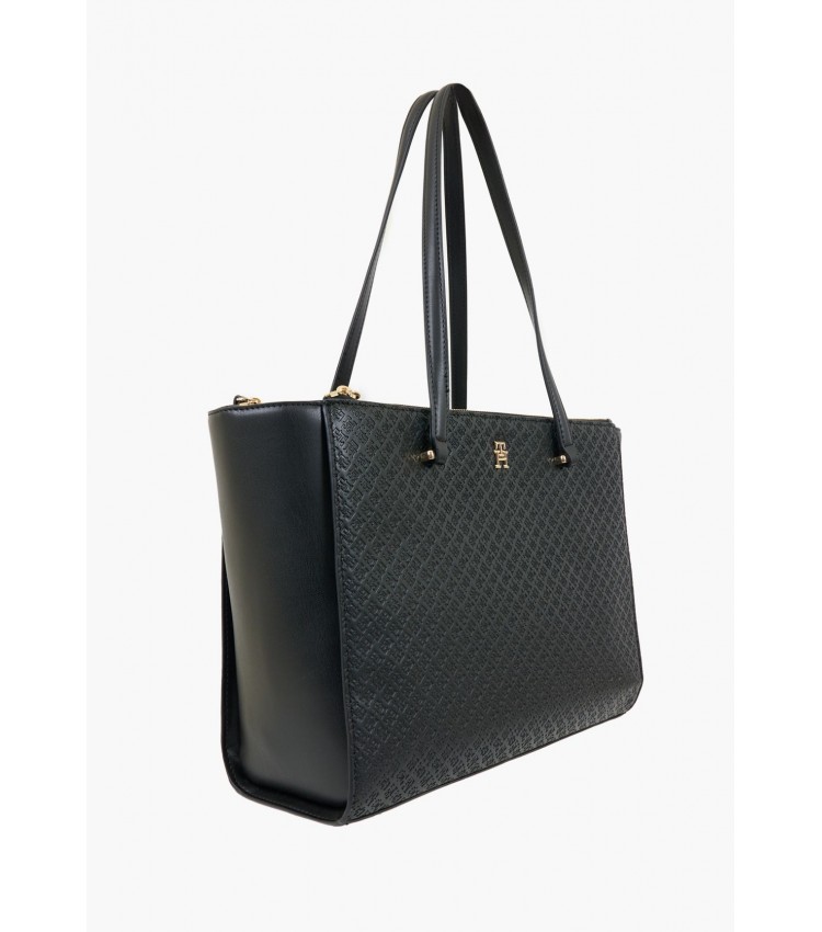 Γυναικείες Τσάντες Eternity.Tote Μαύρο ECOleather Tommy Hilfiger