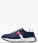 Παιδικά Παπούτσια Casual Flag.Up Μπλε ECOleather-Ύφασμα Tommy Hilfiger