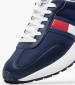 Παιδικά Παπούτσια Casual Flag.Up Μπλε ECOleather-Ύφασμα Tommy Hilfiger