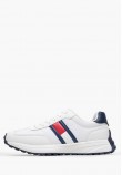 Παιδικά Παπούτσια Casual Flag.Up Άσπρο ECOleather-Ύφασμα Tommy Hilfiger