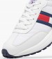 Παιδικά Παπούτσια Casual Flag.Up Άσπρο ECOleather-Ύφασμα Tommy Hilfiger