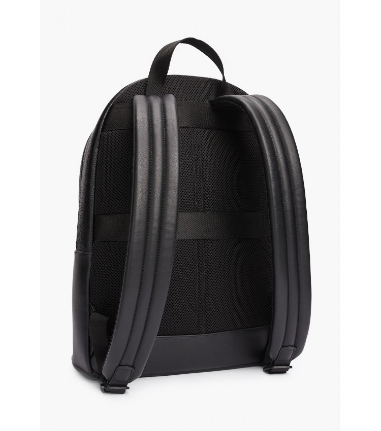 Ανδρικές Τσάντες Foundation.Backpack Μαύρο ECOleather Tommy Hilfiger