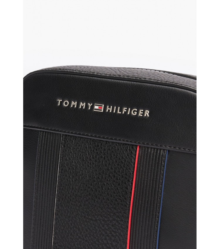 Men Bags Foundation.Reporter Black ECOleather Tommy Hilfiger