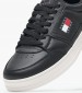 Men Casual Shoes Greenwich.Ess Black Leather Tommy Hilfiger