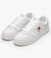 Men Casual Shoes Greenwich.Ess White Leather Tommy Hilfiger