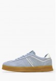 Women Casual Shoes Greenwich.Suede Blue Buckskin Tommy Hilfiger