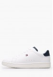 Παιδικά Παπούτσια Casual Laceup.Sn Άσπρο ECOleather Tommy Hilfiger