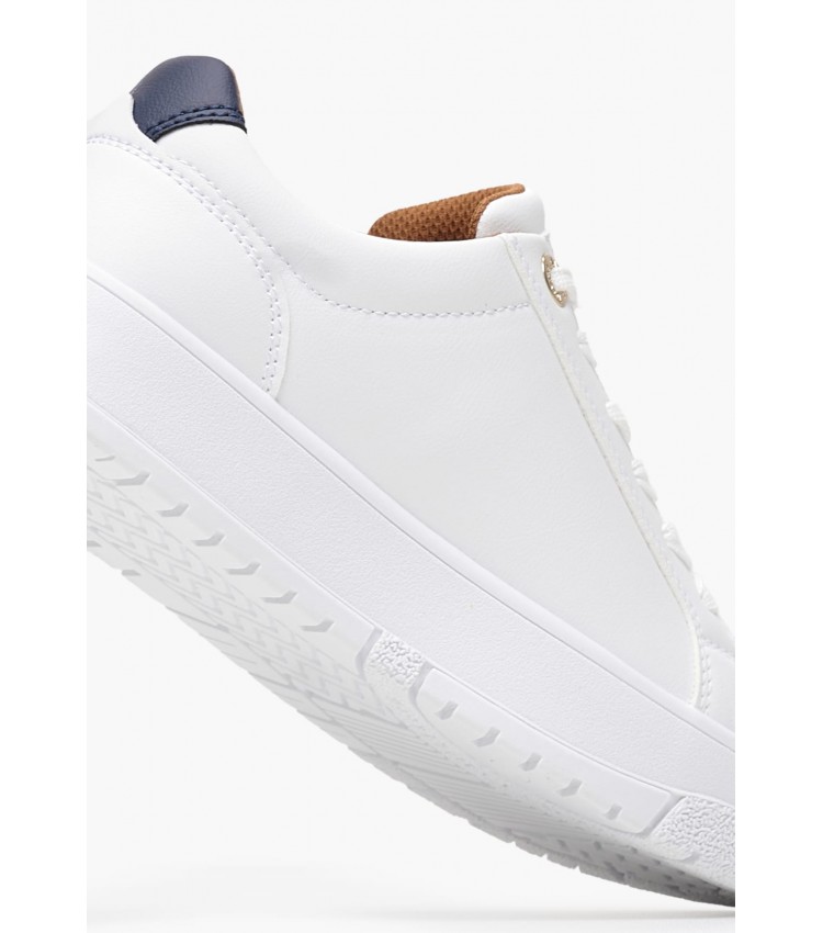 Παιδικά Παπούτσια Casual Lcup.Sneaker Άσπρο ECOleather Tommy Hilfiger