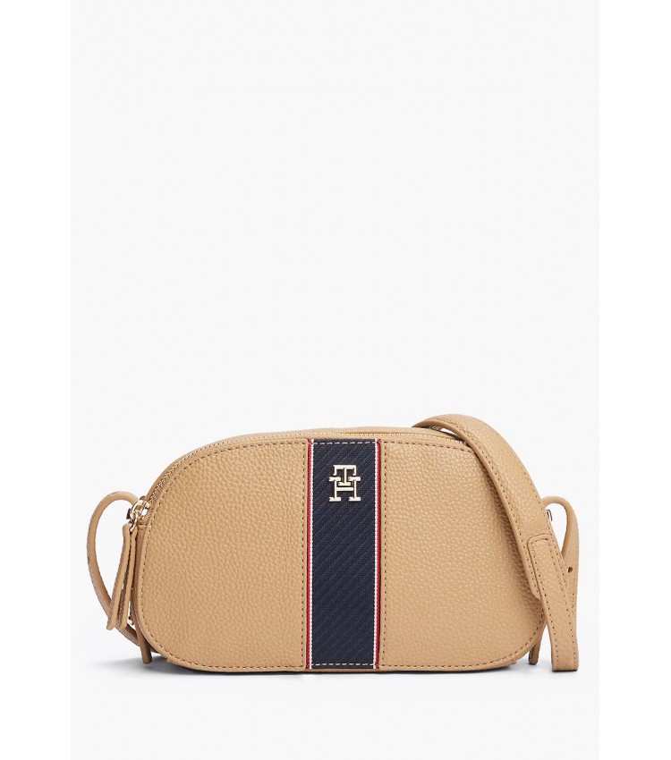 Γυναικείες Τσάντες Legacy.Camerabag Μπεζ ECOleather-Ύφασμα Tommy Hilfiger