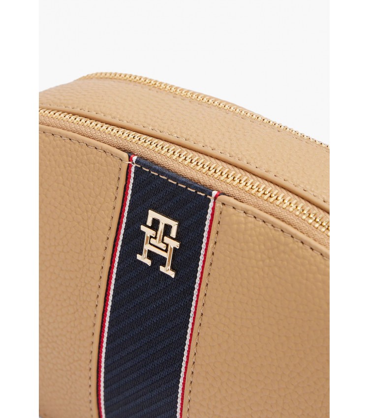 Γυναικείες Τσάντες Legacy.Camerabag Μπεζ ECOleather-Ύφασμα Tommy Hilfiger