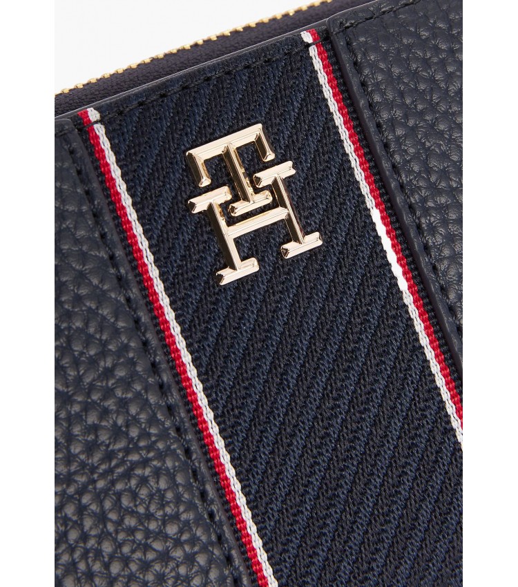 Γυναικεία Πορτοφόλια Legacy.Med Μπλε ECOleather-Ύφασμα Tommy Hilfiger