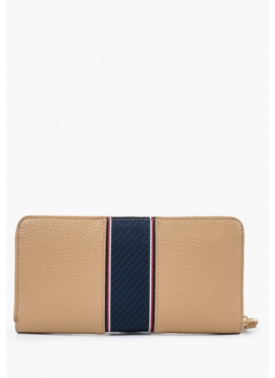 Women Wallets Legacy.Za Beige ECOleather Tommy Hilfiger