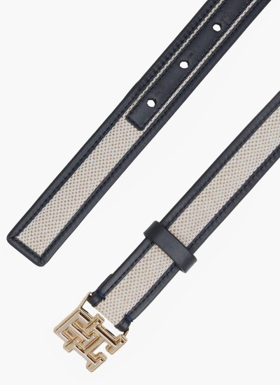 Γυναικείες Ζώνες Bridge.Belt Μαύρο ECOleather Calvin Klein