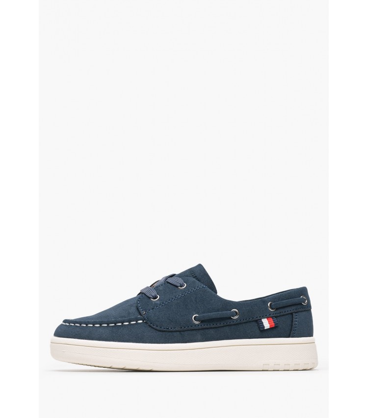 Παιδικά Παπούτσια Casual Lowcut.2 Μπλε ECOsuede Tommy Hilfiger