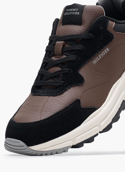 Men Casual Shoes U.Spherica.E Black Leather Geox