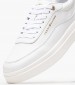 Women Casual Shoes Modern.Court White Leather Tommy Hilfiger