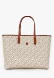 Women Bags Monoplay.Tote Beige ECOleather Tommy Hilfiger