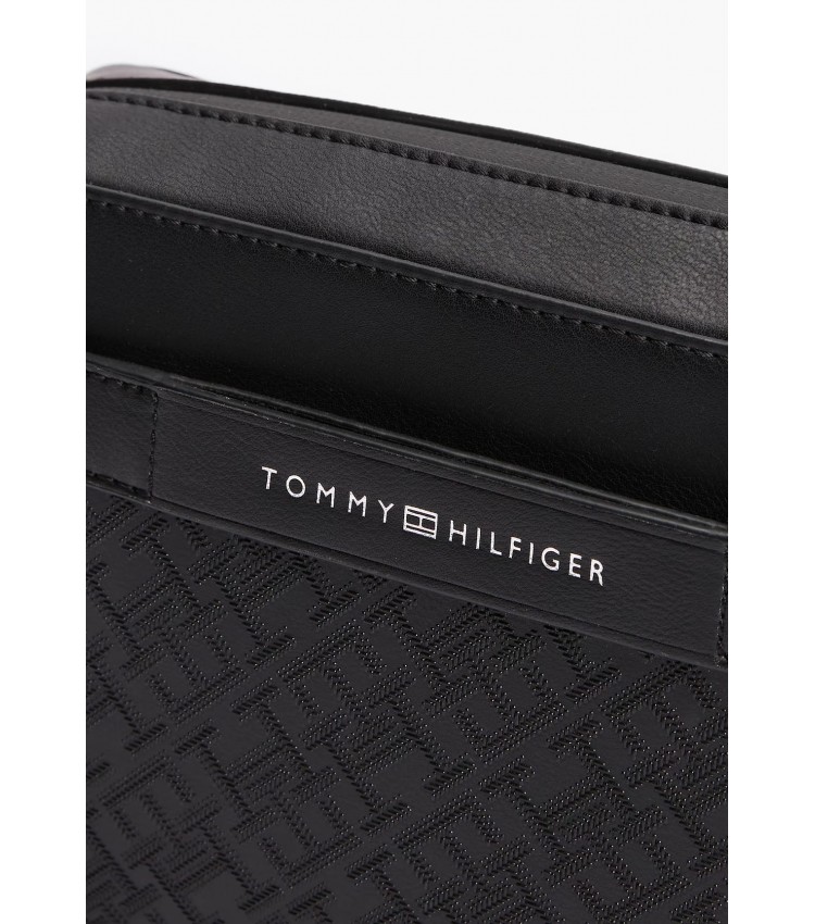 Ανδρικές Τσάντες Reporter.Gram Μαύρο ECOleather Tommy Hilfiger