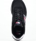 Men Casual Shoes Runner.Casual Black Buckskin-Fabric Tommy Hilfiger