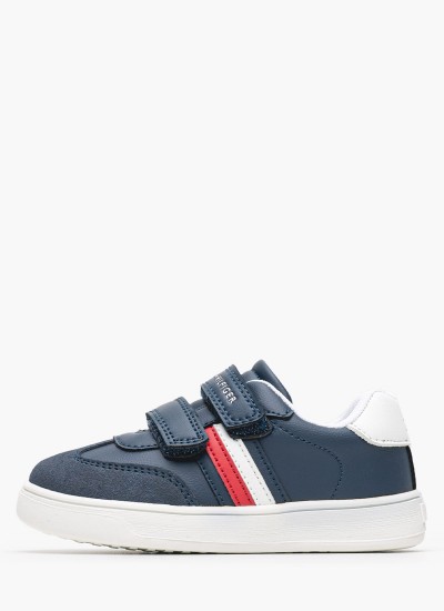 Παιδικά Παπούτσια Casual Uni.Flag Μπλε ECOleather Tommy Hilfiger