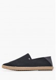 Men Espadrilles Text.Espa Black Fabric Tommy Hilfiger