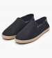 Men Espadrilles Text.Espa Black Fabric Tommy Hilfiger