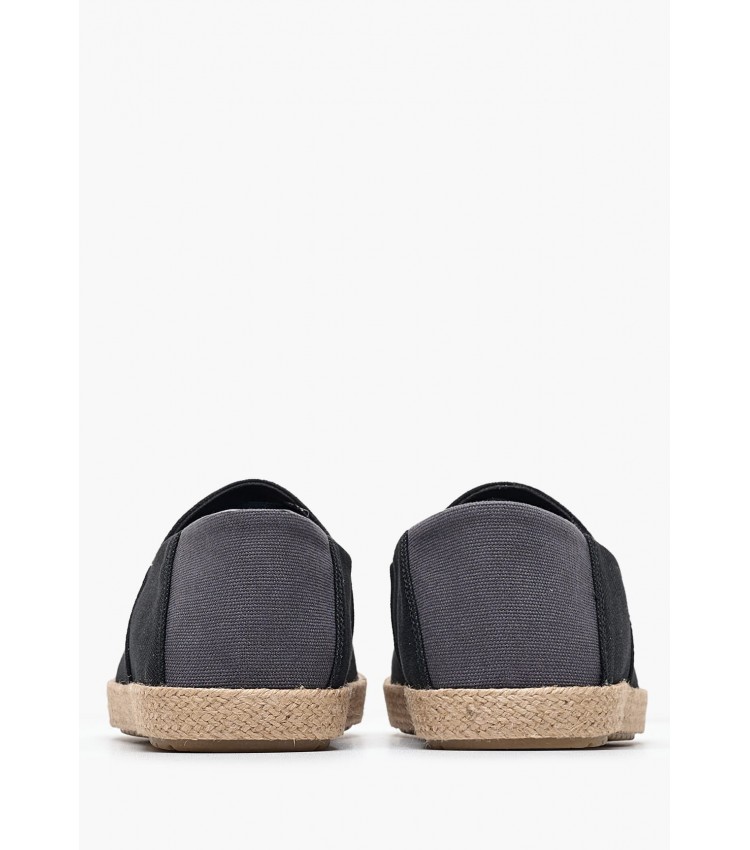 Men Espadrilles Text.Espa Black Fabric Tommy Hilfiger