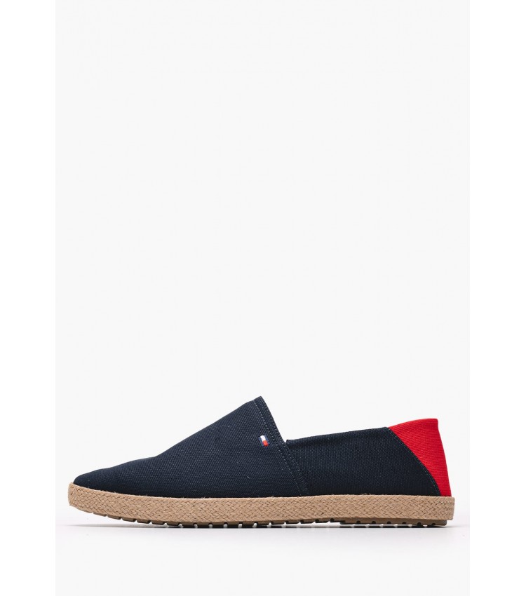 Men Espadrilles Text.Espa Blue Tommy Hilfiger