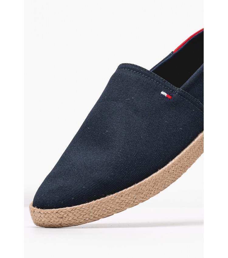 Men Espadrilles Text.Espa Blue Tommy Hilfiger