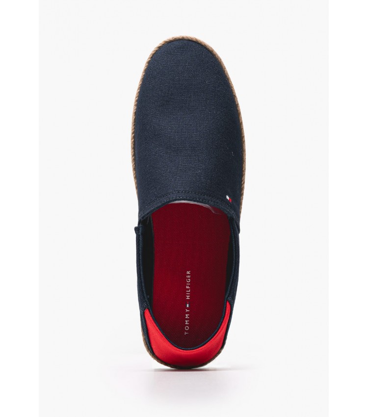 Men Espadrilles Text.Espa Blue Tommy Hilfiger