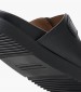 Women Flats Th.Sporty.Mule Black Leather Tommy Hilfiger