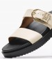 Γυναικεία Flats Th.Sporty.Mule Μπεζ Δέρμα Tommy Hilfiger