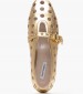 Women Moccasins 2545.110433 Gold Leather Mortoglou