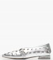 Women Moccasins 2545.110433 Silver Leather Mortoglou