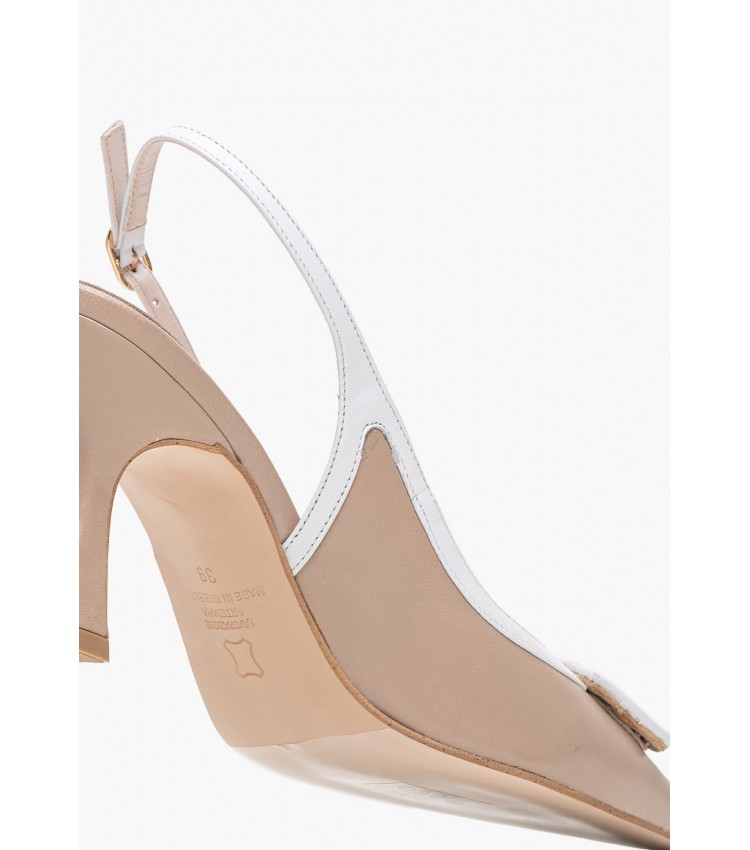 Women Pumps & Peeptoes High 2548.73873 Beige Leather Mortoglou