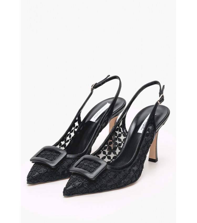 Women Pumps & Peeptoes High 2548.74940 Black Fabric Mortoglou