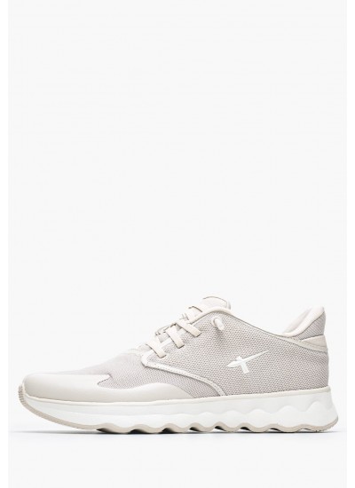 Women Casual Shoes Bold.Flatf White Leather Calvin Klein