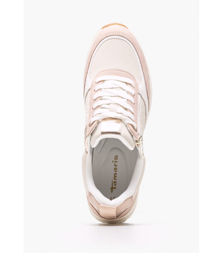 Women Casual Shoes 23721 Nude ECOleather Tamaris