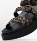 Women Flats 28401 Leopard ECOleather Tamaris