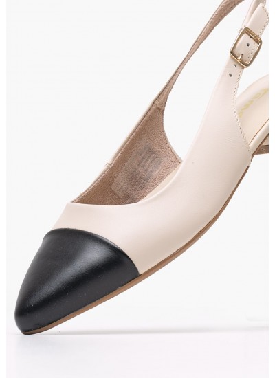 Women Flats 29400.M Beige ECOleather Tamaris