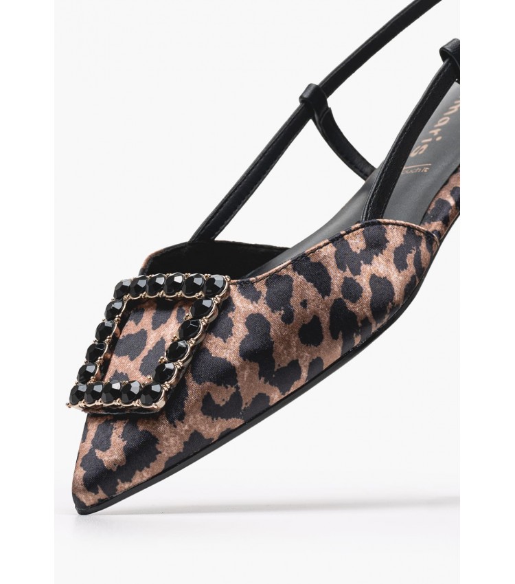 Women Flats 29403 Leopard Fabric Tamaris