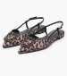 Women Flats 29403 Leopard Fabric Tamaris