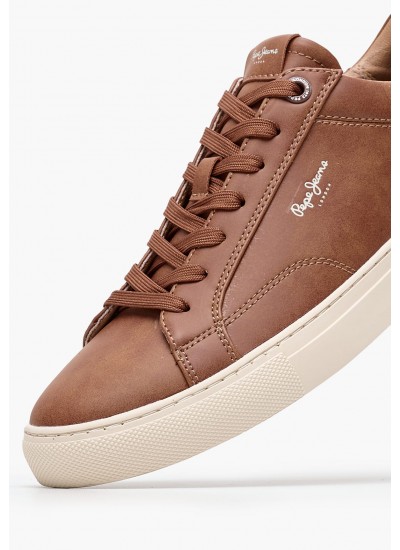 Ανδρικά Παπούτσια Casual Joe.Basic Ταμπά ECOleather Pepe Jeans