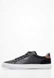 Men Casual Shoes Kenton.Court Black Buckskin-ECOleather Pepe Jeans