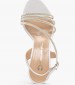 Women Sandals 553F10 White Leather Mourtzi